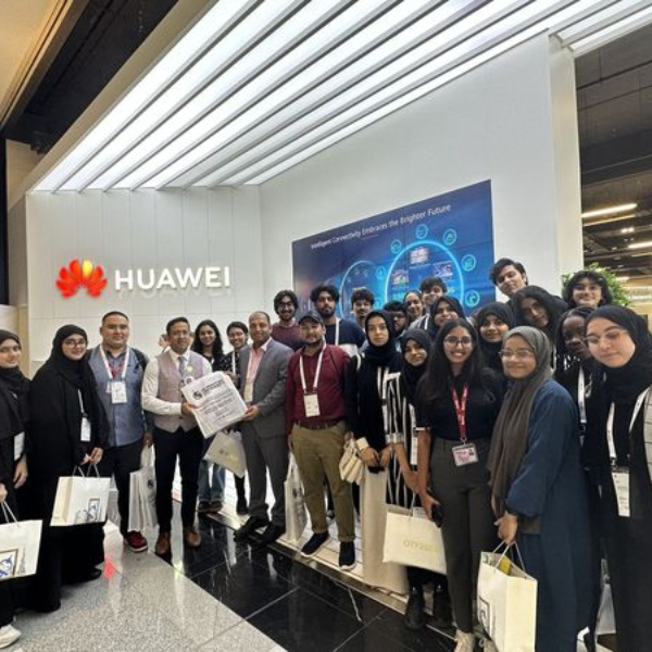 An insightful journey to the Huawei office in JAFZA, Dubai!  Our Accounting and Finance Society proudly organised an incredible industry visit to Huawei's office in JAFZA, Dubai. They delved 